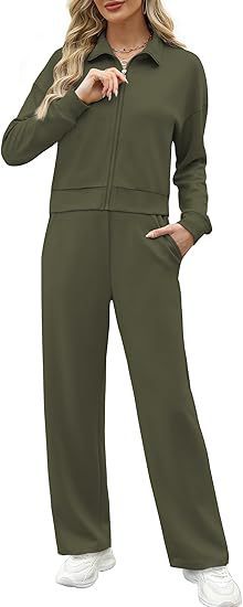 Sweatshirt Wide Leg Track Pants Sportswear