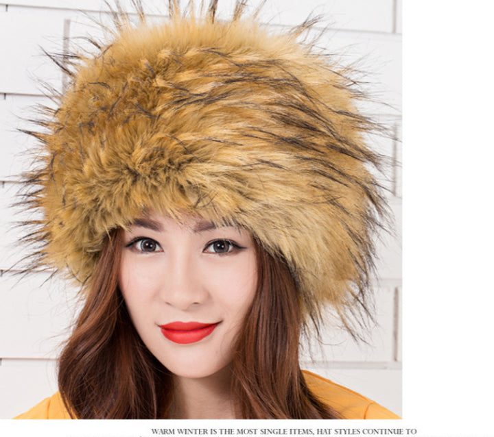 Chapeau Dôme Mixte Renard Fourrure Lei Feng