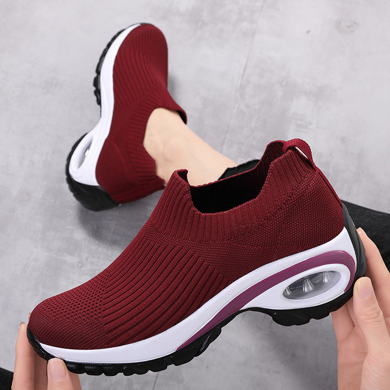 Women’s Breathable Mesh Running Sneakers with Air Cushion