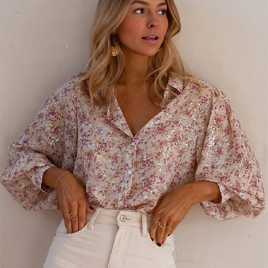 Fashion Single Row Multi-buckle Shirt For Women