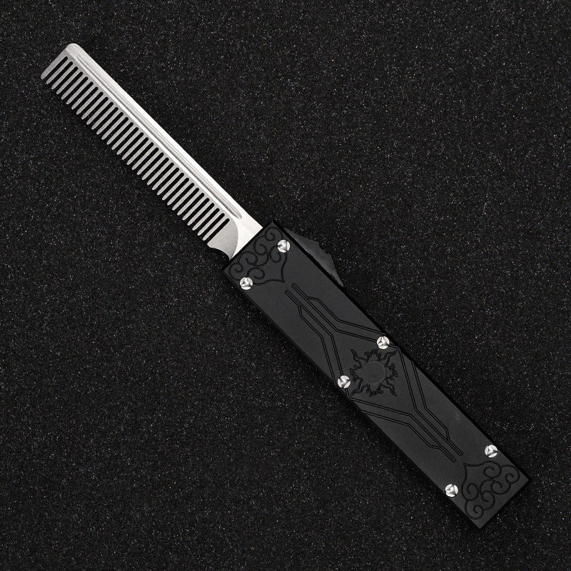 Aluminum Alloy Spring Comb – Stainless Steel Micro-Technology for Smooth, Tangle-Free Hair