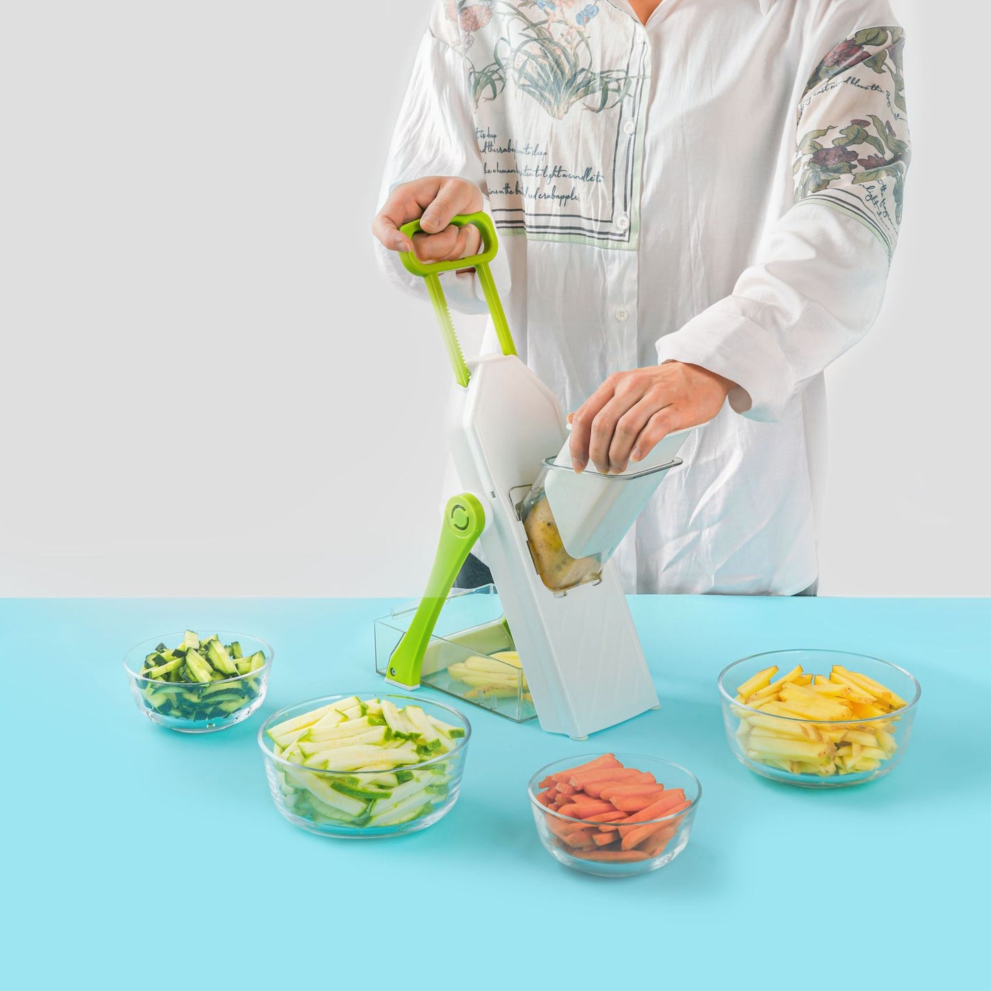 Hachoir à légumes multifonctionnel de cuisine Râpe à pommes de terre