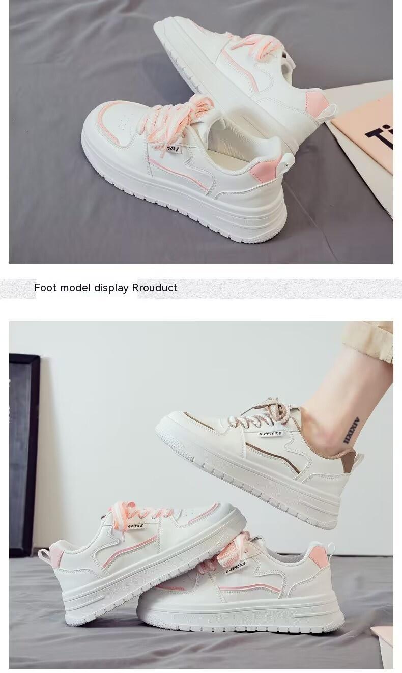 Platform White Running Sneakers Casual All-Match Leisure Shoes