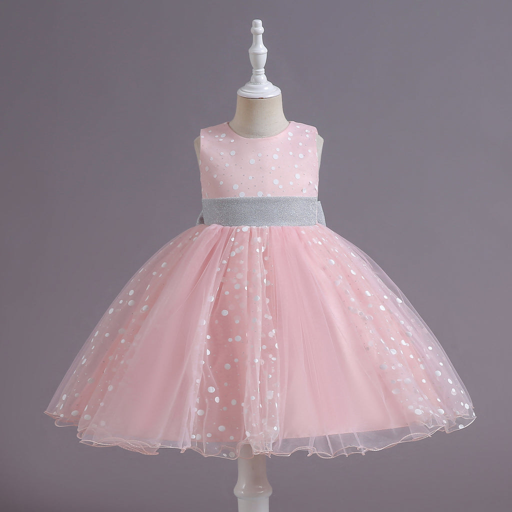 Personalized Girls' Short Princess Dress in Multiple Colors