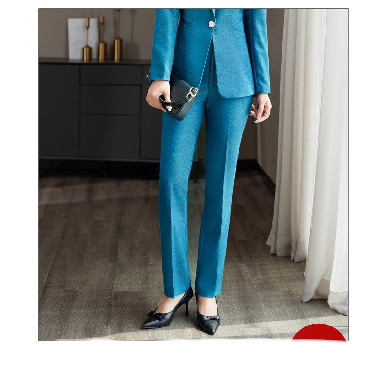 Women's Long-Sleeve Front Desk Overalls Autumn Coat