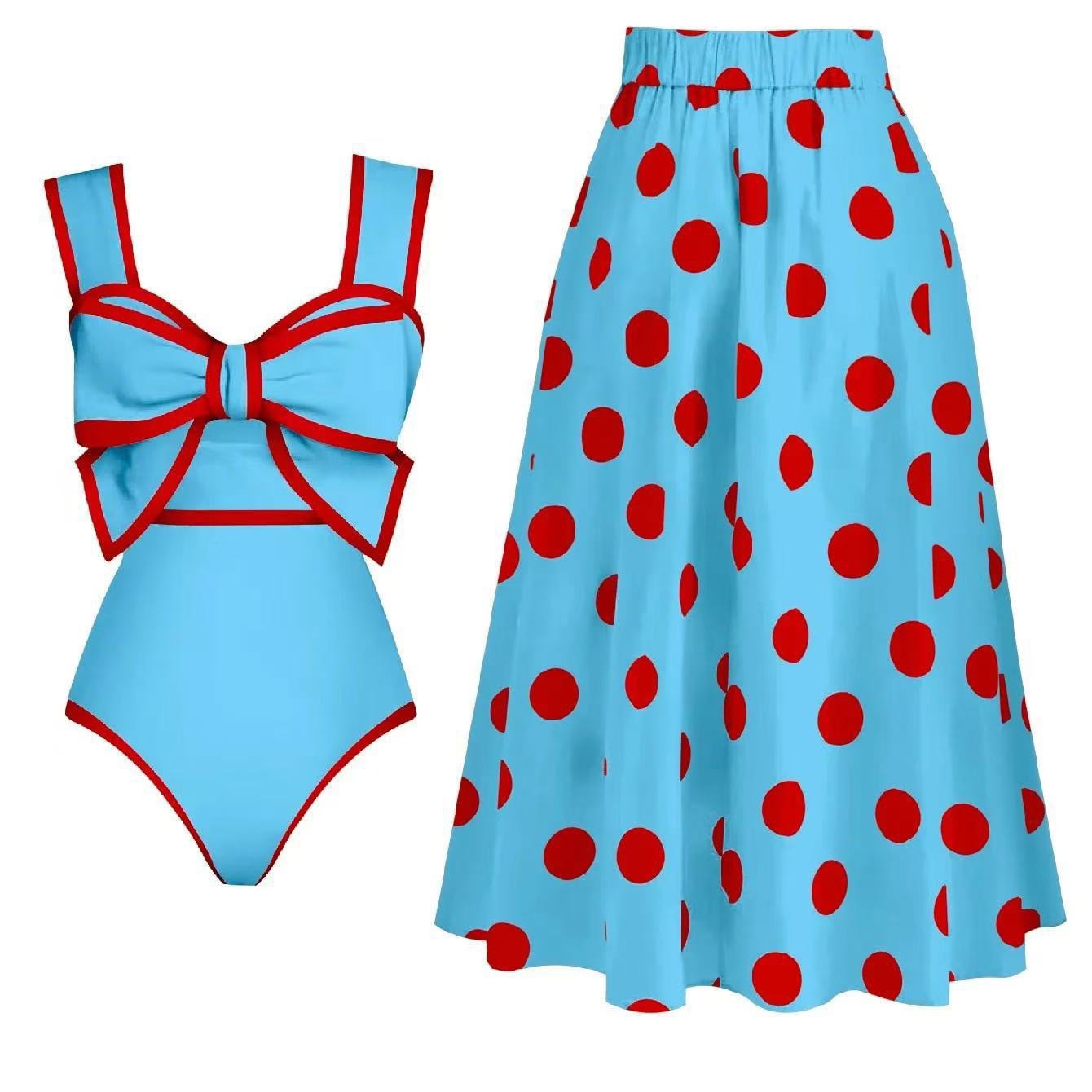 Conservative Women’s Bikini Suit with Skirt