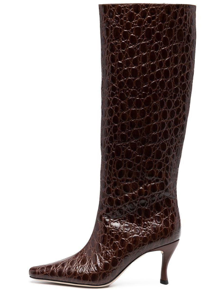 Bottes de cowboy carrées pour femmes en plusieurs couleurs