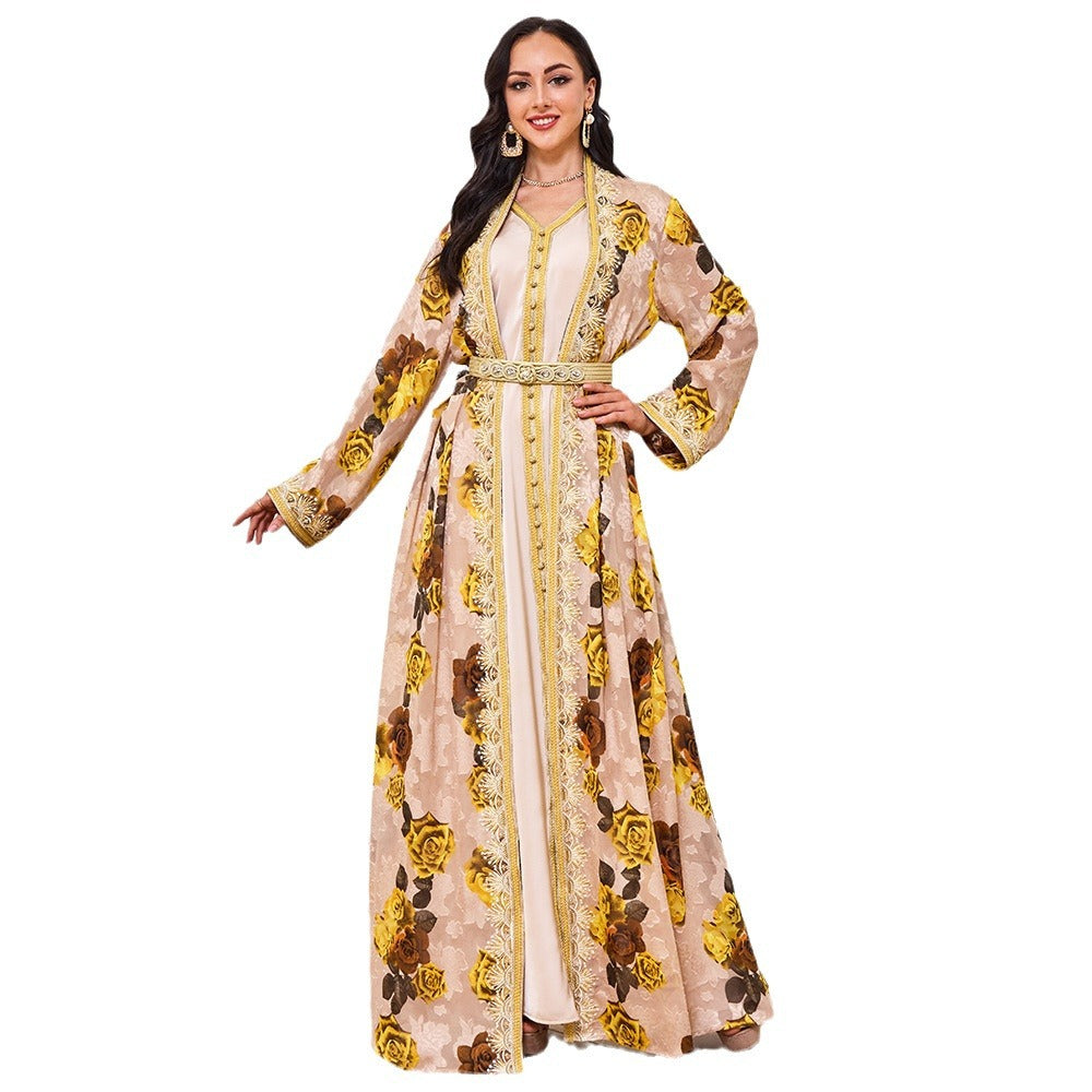 Arabian Women's Party Travel Elegant Evening Dress