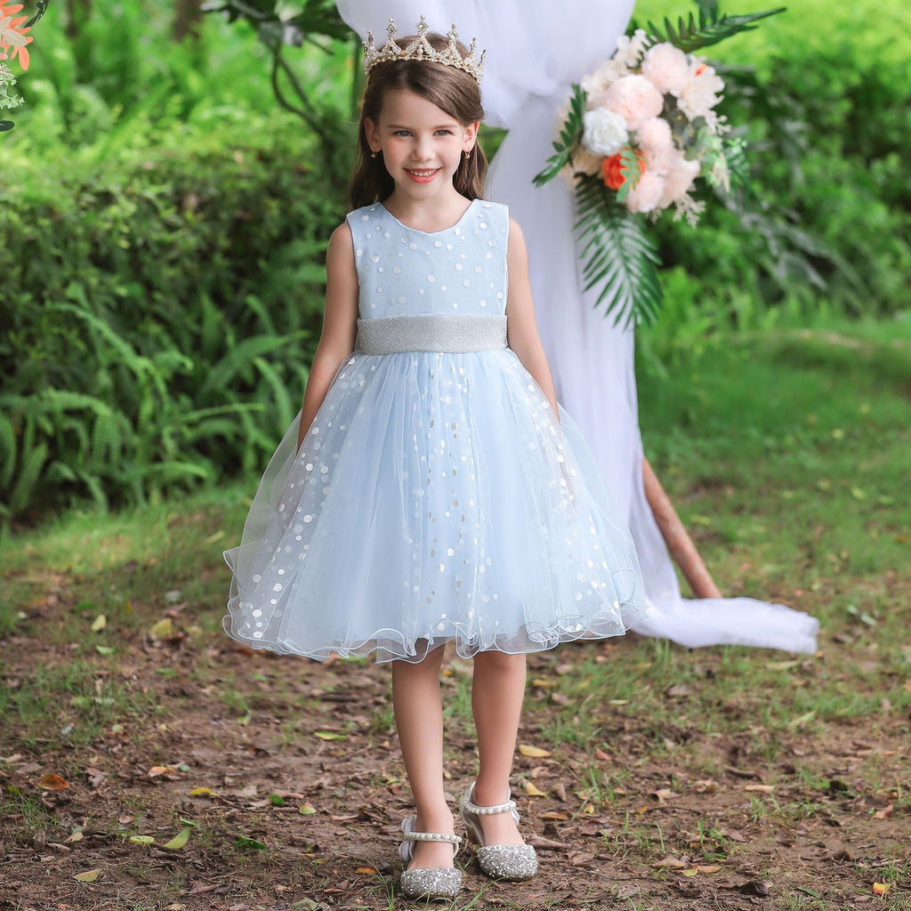 Personalized Girls' Short Princess Dress in Multiple Colors