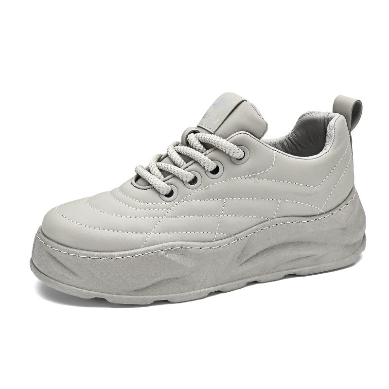 Men's Thick-Soled Anti-Skid Slip-On Casual Outdoor Breathable Lace-Up Sneakers