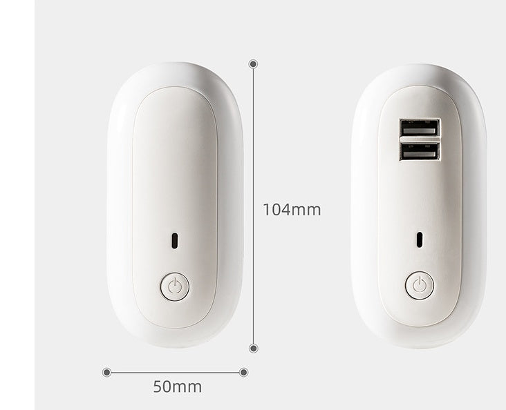 USB Remote Control LED Wall Lamp with Timing and Dimming Night Light Socket