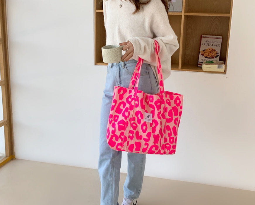 Large Capacity Canvas Shoulder Bag for Women