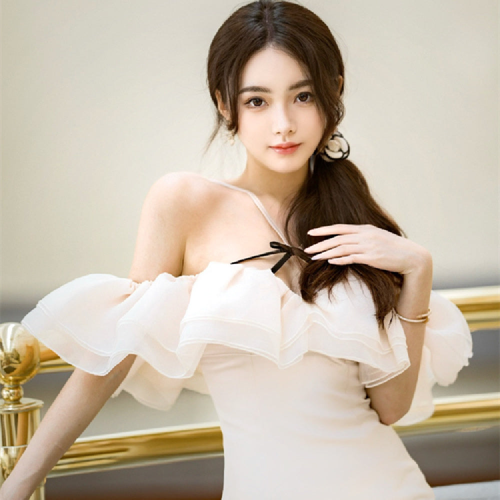 Women's Fashion Peplum Sheath Buttock Skirt