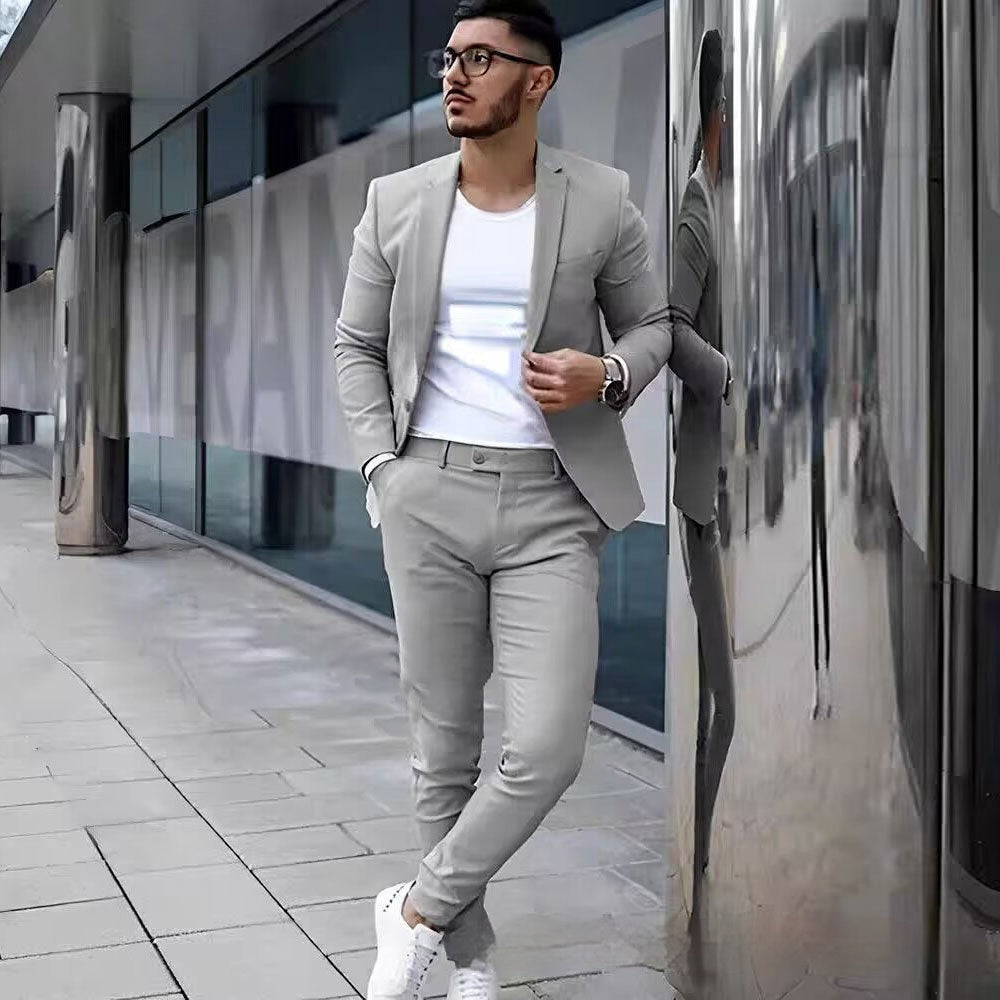 Costume décontracté personnalisé pour homme - Plusieurs couleurs et tailles