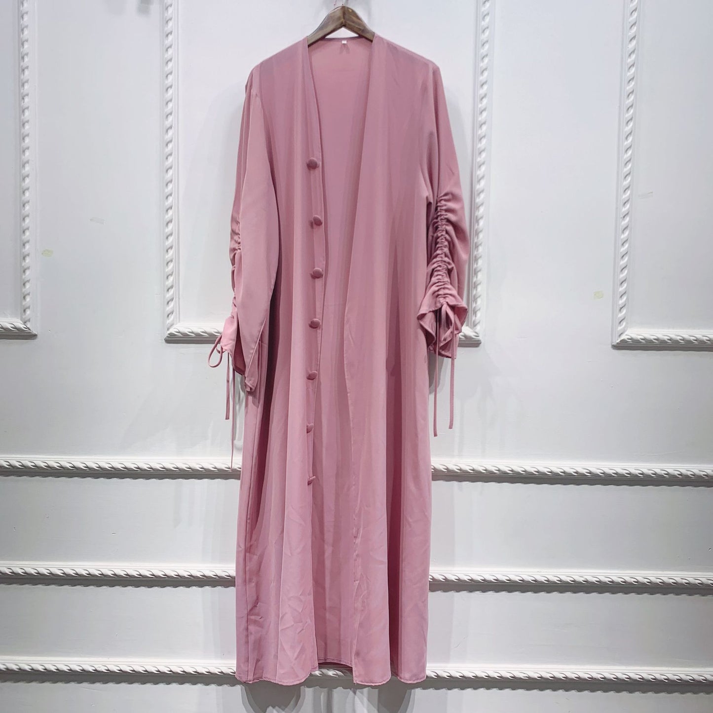Middle Eastern Stitching Sleeved Cardigan Women's Robe