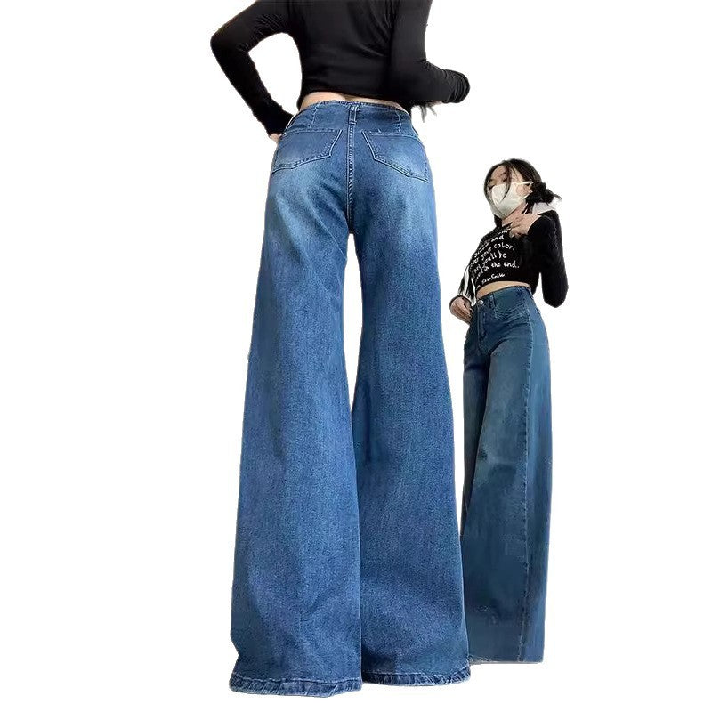 Casual Loose Flared Draping Mopping Pants