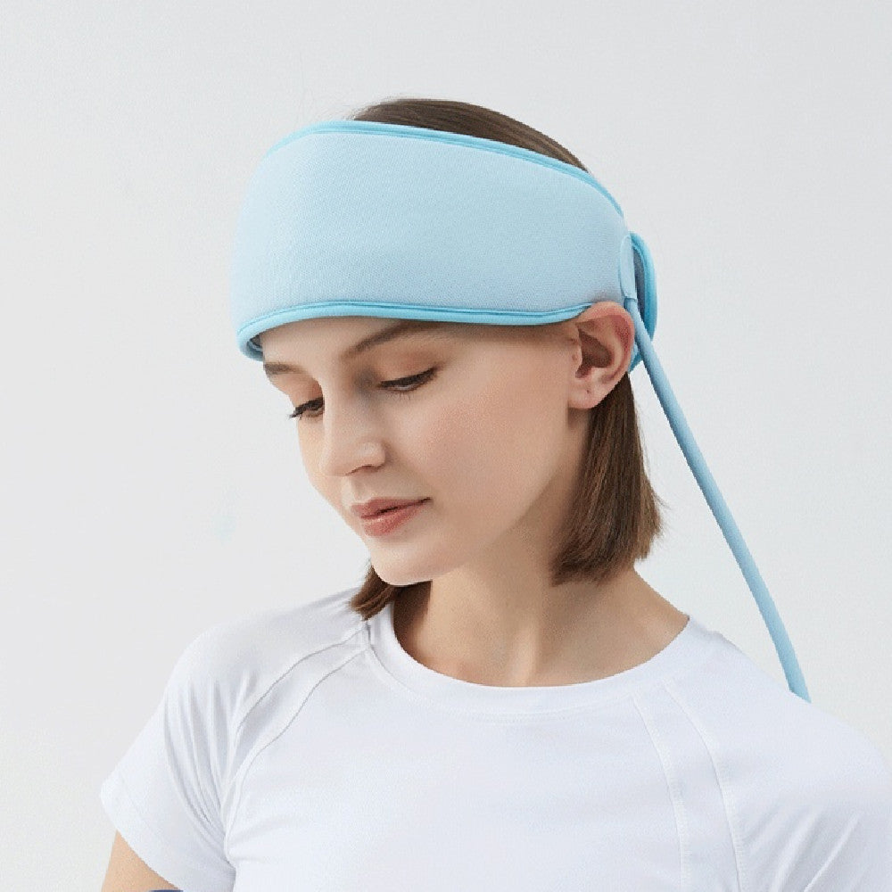 Electric Battery Head Massager with Scalp Kneading and Hot Compress Belt