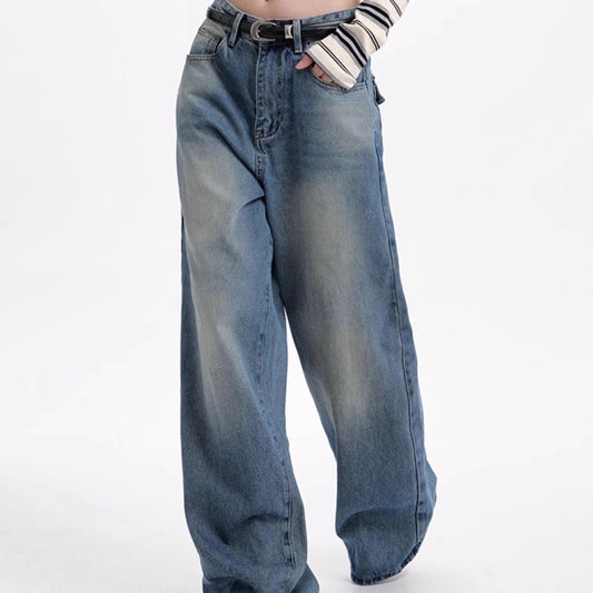 High Waist Loose And Slimming Wide Leg Straight Casual Pants