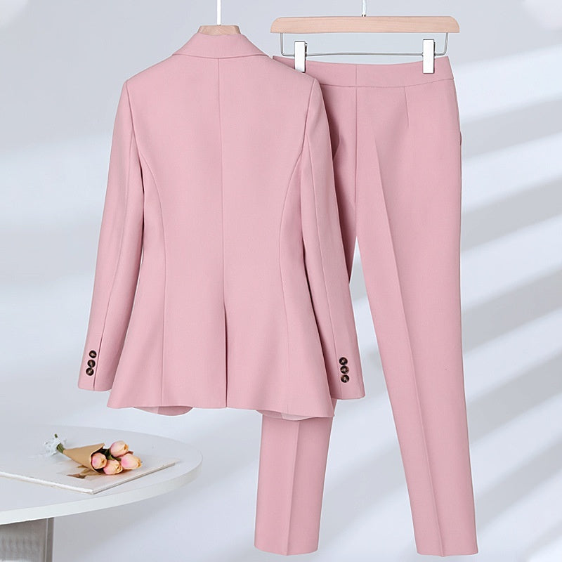 Ensemble Costume Élégant pour Femme avec Pantalon et Gilet