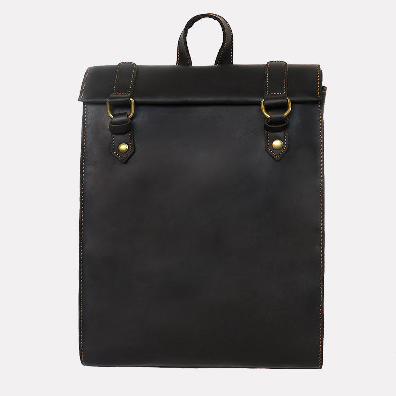 Men's Vintage Genuine Leather Backpack 40x30x15cm
