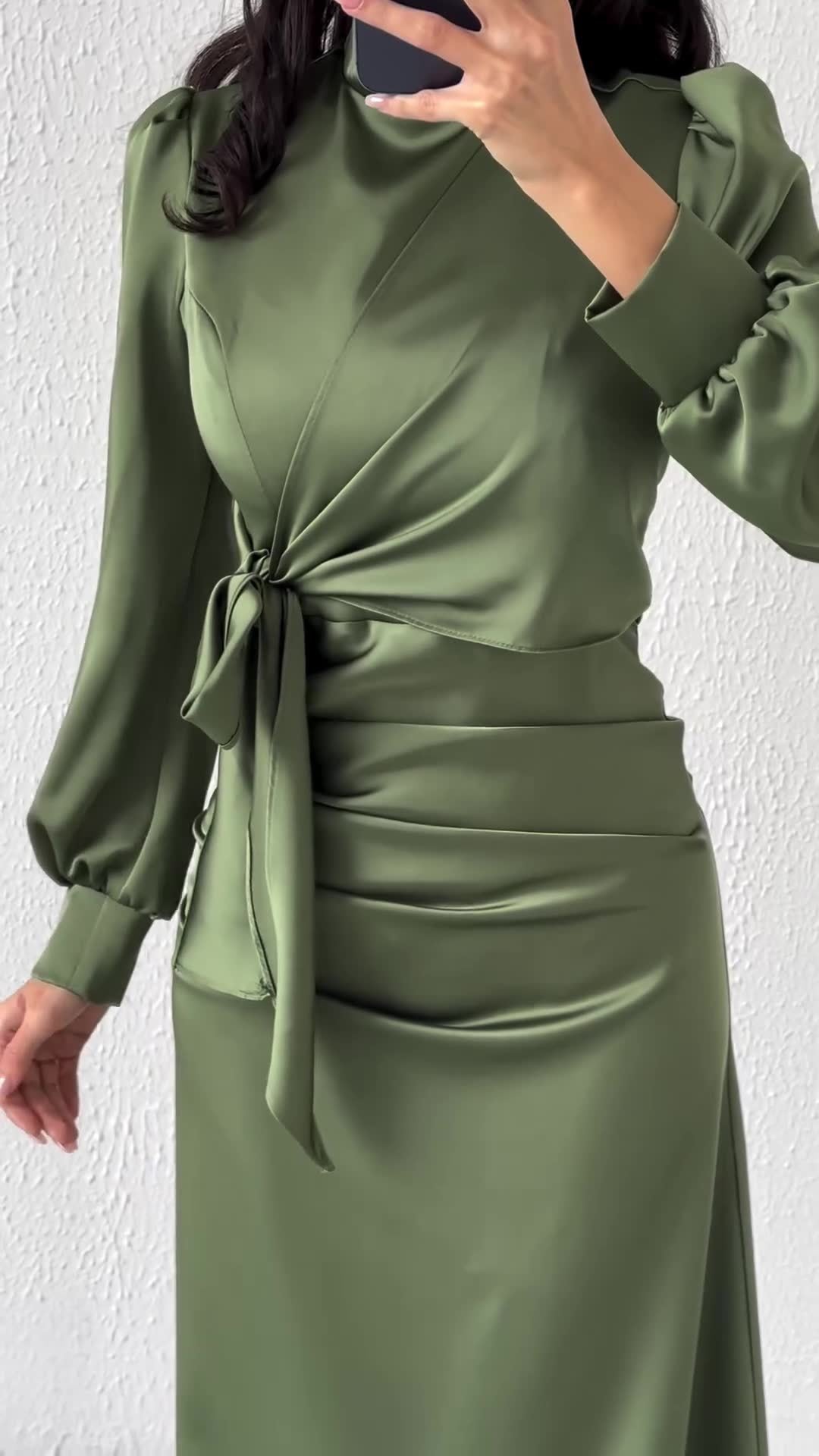 Robe moulante taille haute