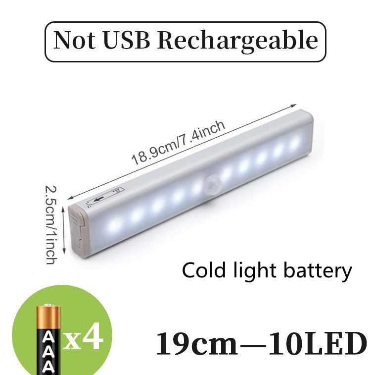 LED Sensor Light Bar with USB Charging and Motion Detection