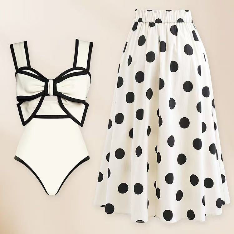 Conservative Women’s Bikini Suit with Skirt