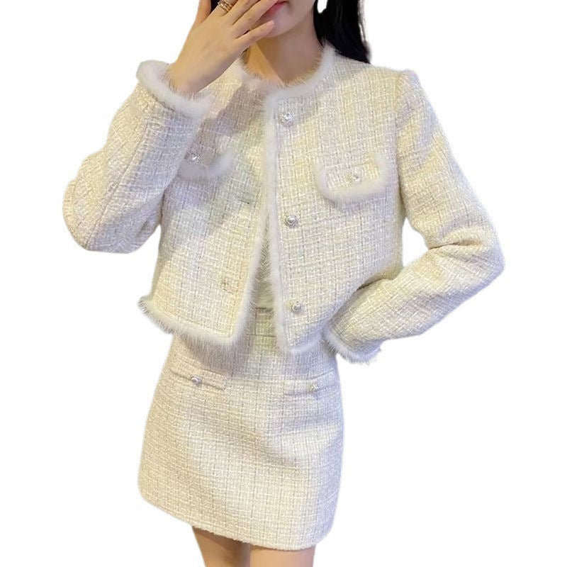 Waist Slimming Spring Autumn Short Coat for Women