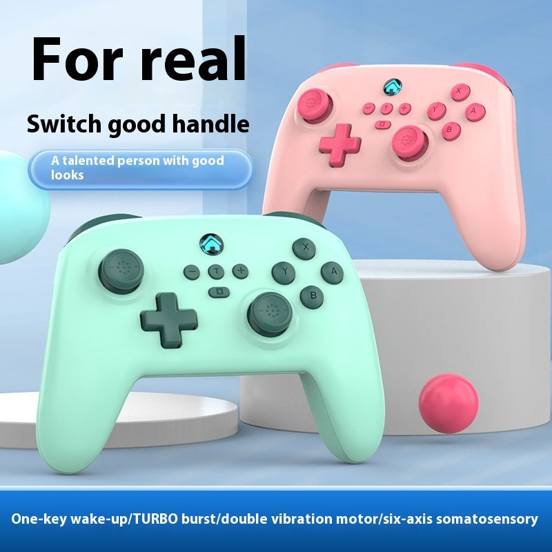 Wireless Bluetooth Game Controller with Six-Axis Sensor for Switch, PC, Android, iPhone