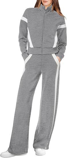 Sweatshirt Wide Leg Track Pants Sportswear