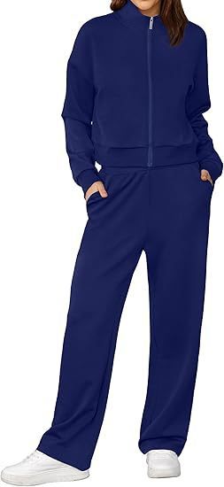 Sweatshirt Wide Leg Track Pants Sportswear