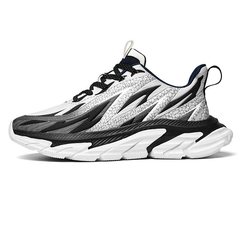 Breathable Mesh Sneakers Platform Height Increased Running Shoes