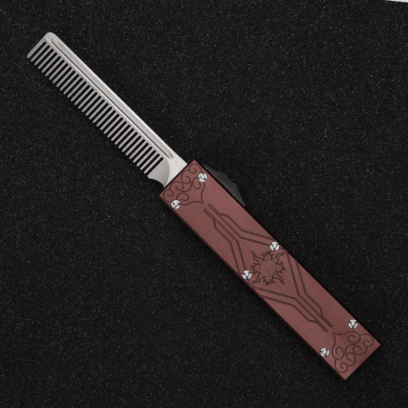 Aluminum Alloy Spring Comb – Stainless Steel Micro-Technology for Smooth, Tangle-Free Hair