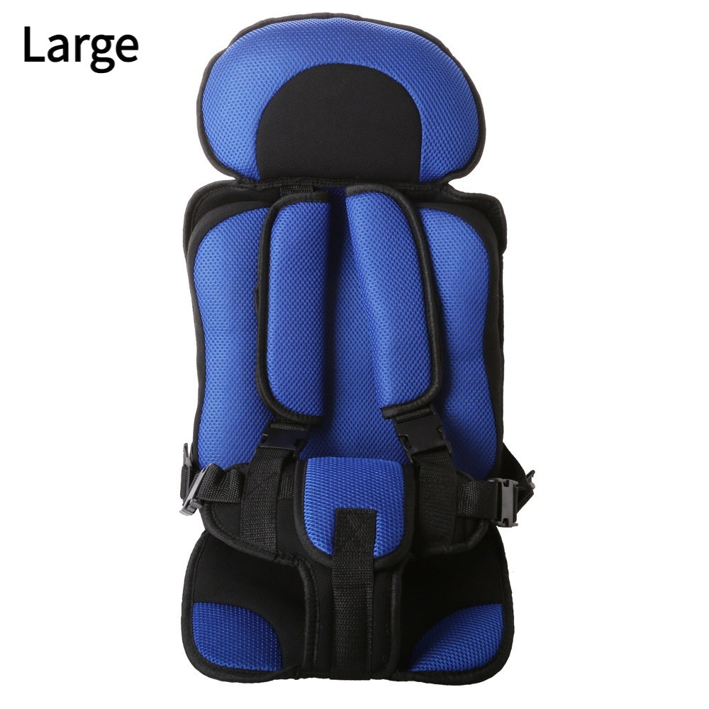 Portable Padded Baby Car Seat Mat with Safety Belt for Comfortable Seating Anywhere