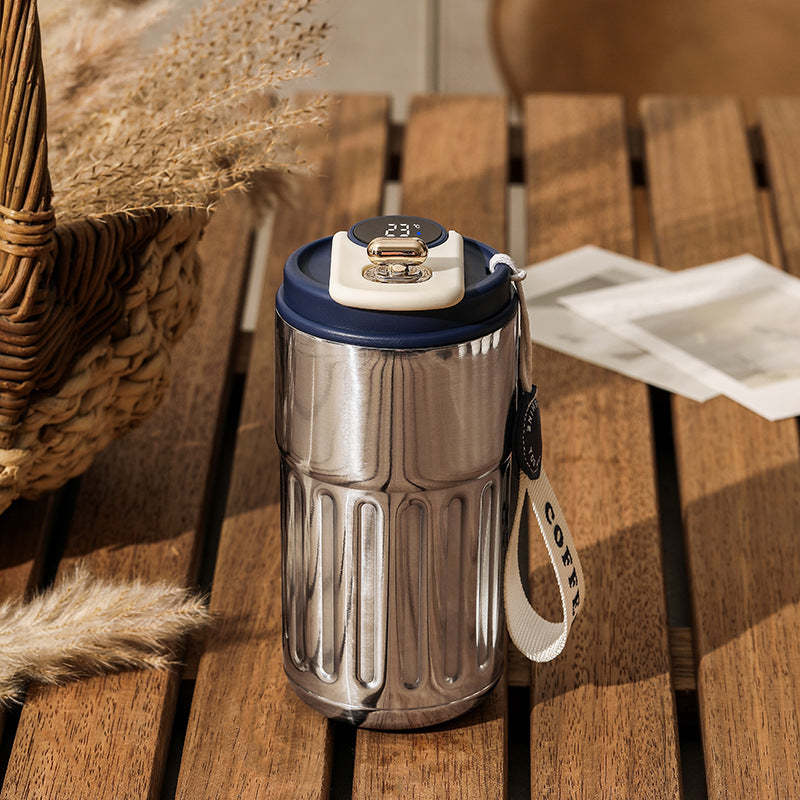 Smart Thermal Bottle 450ML with Temperature Display – Hot & Cold Insulated