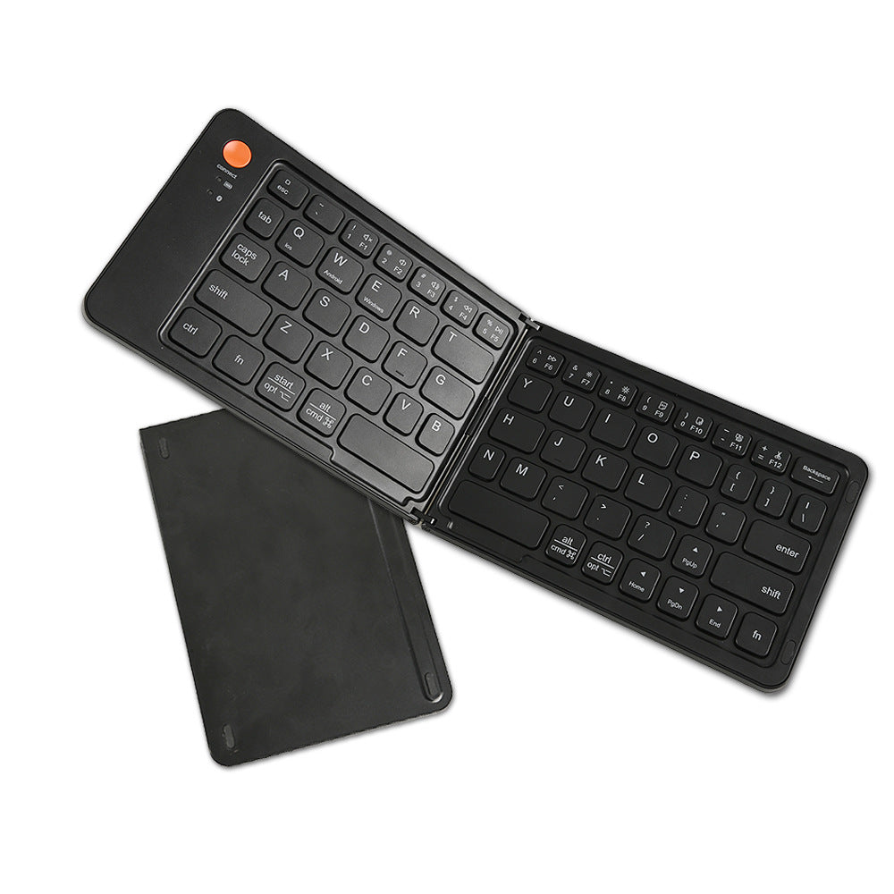 Wireless Bluetooth Mini Portable Double Folding Keyboard for Notebook, Computer & Cellphone