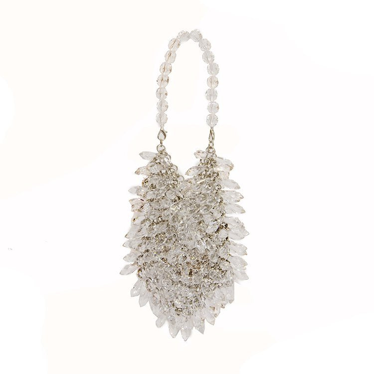 Sweet Fashion Beaded Women's Dinner Clutch Bag Small 12x13x2cm