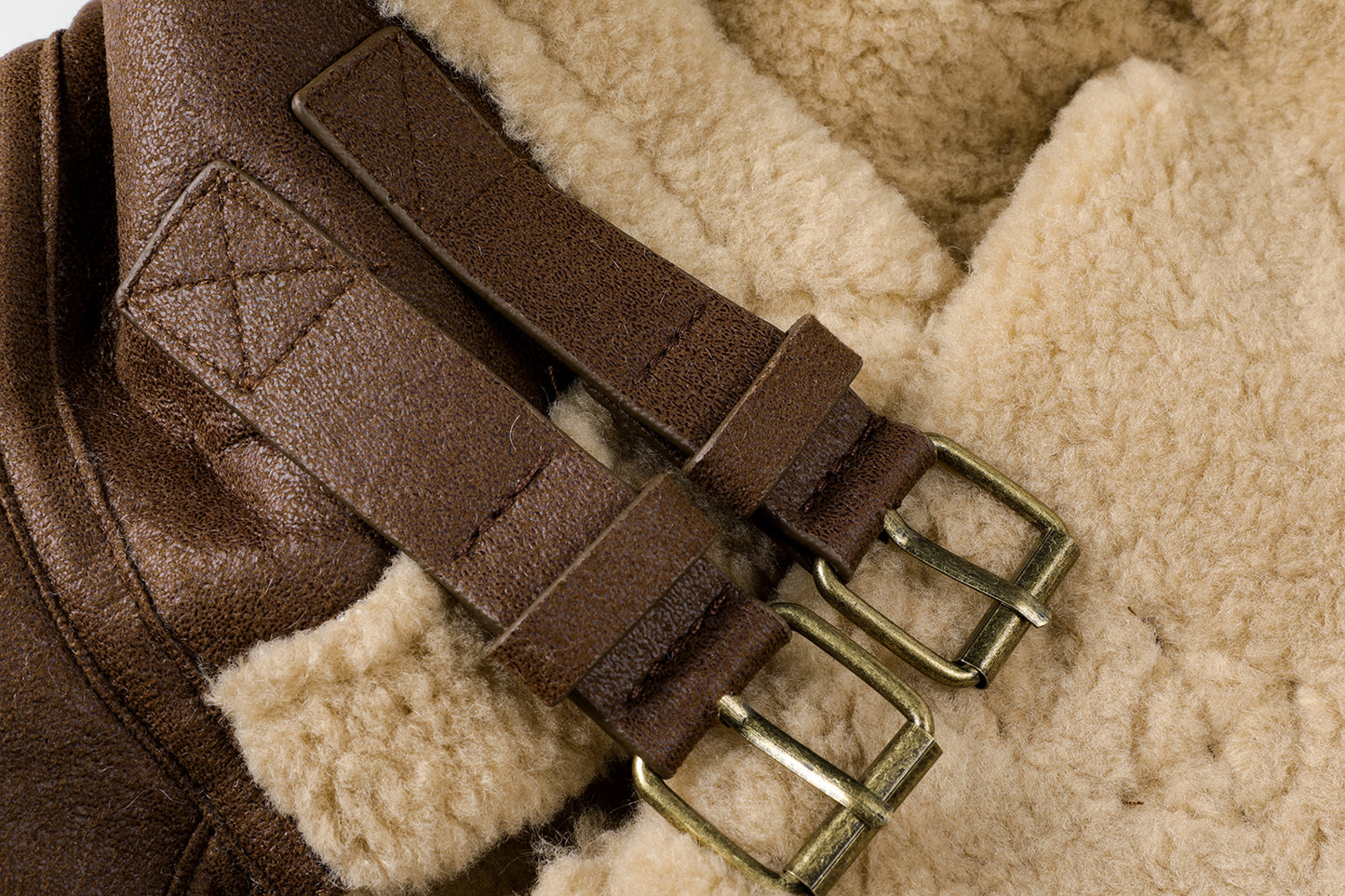 Stand Collar Integrated Lamb Fur Short Coat in Black & Coffee with Zipper Closure