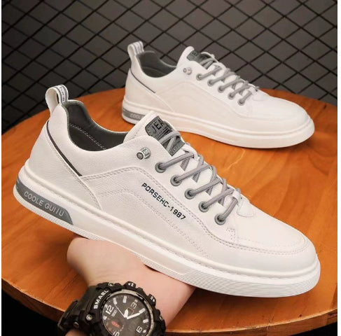 Casual Sports Board Shoes with Breathable PU Upper