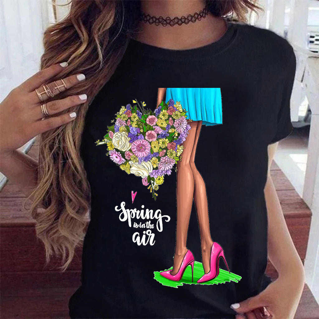 Sunflower Black Loose Fit Short Sleeve T-Shirt
