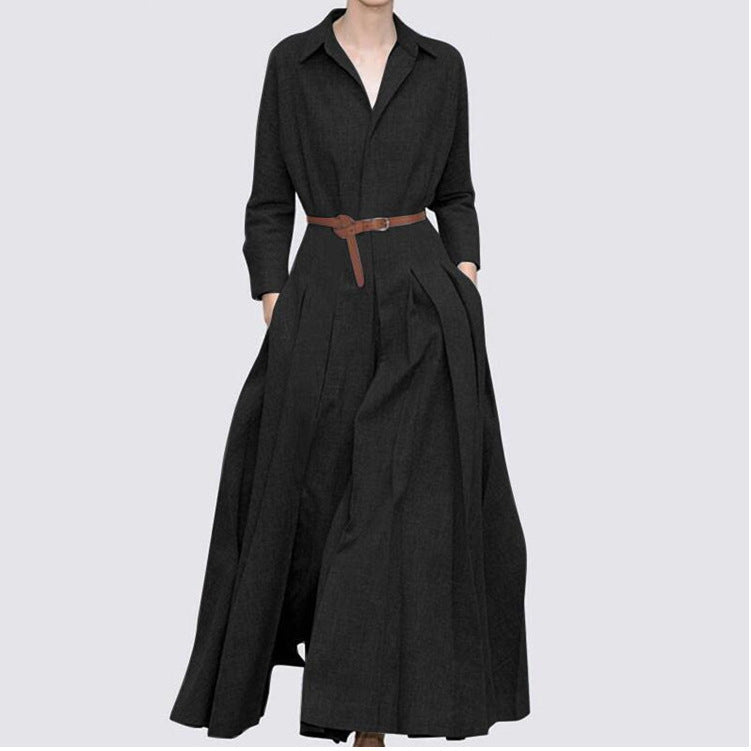 Robe de vacances élégante à pois pour femme