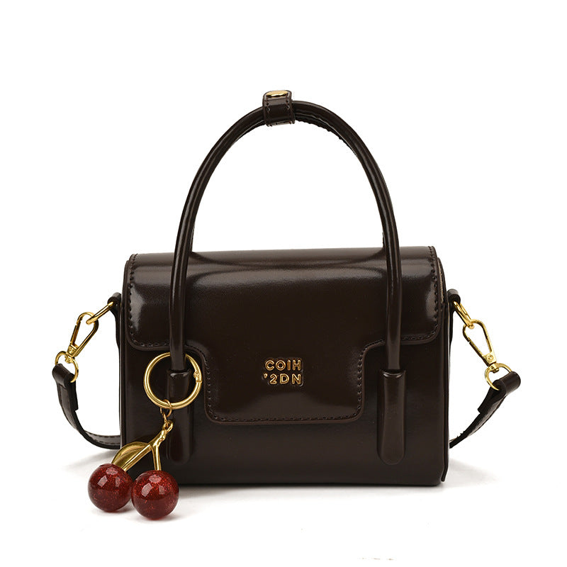 Women's Simple Commuter PU Shoulder Sling Handbag