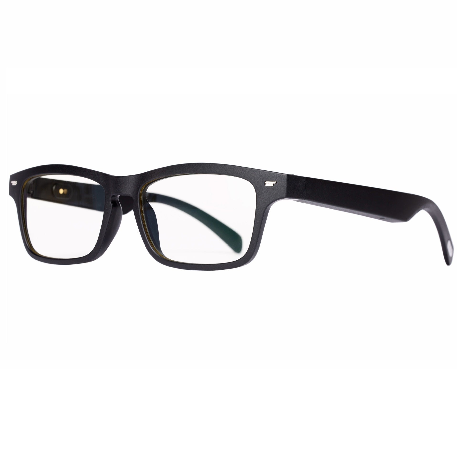 Lunettes de soleil intelligentes noires avec écouteurs et fonction d'appel
