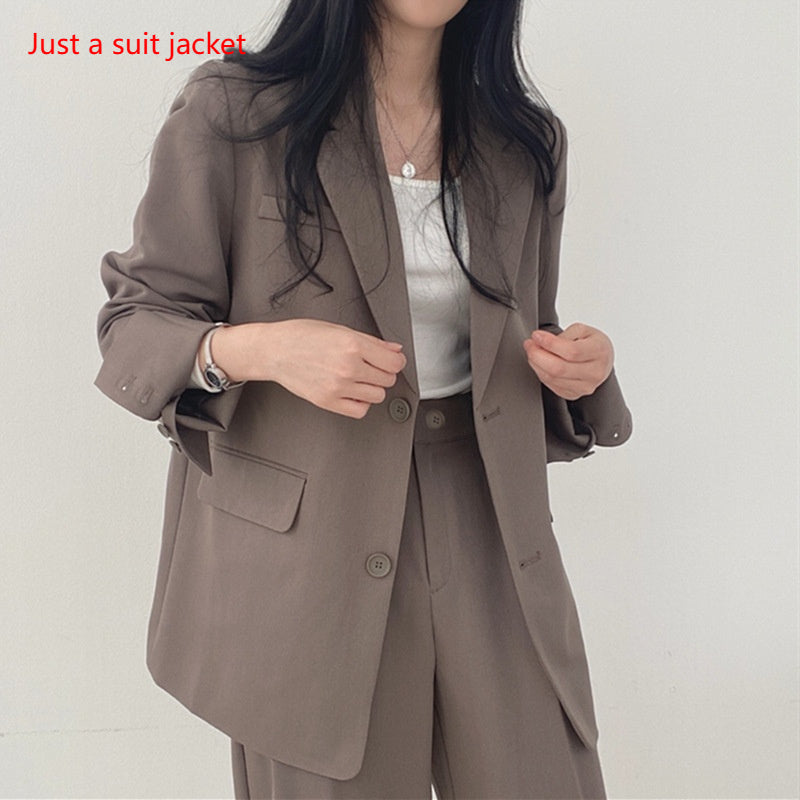 Pink Suit Jacket Spring Autumn Women's Design Sense Niche