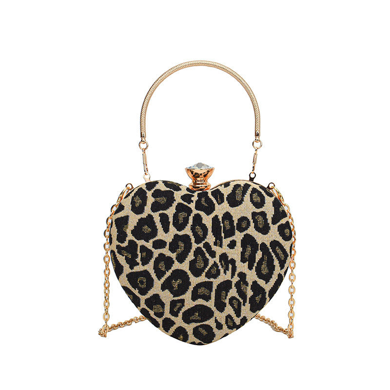Internet Celebrity Women's Heart-Shaped Crossbody Shoulder Bag