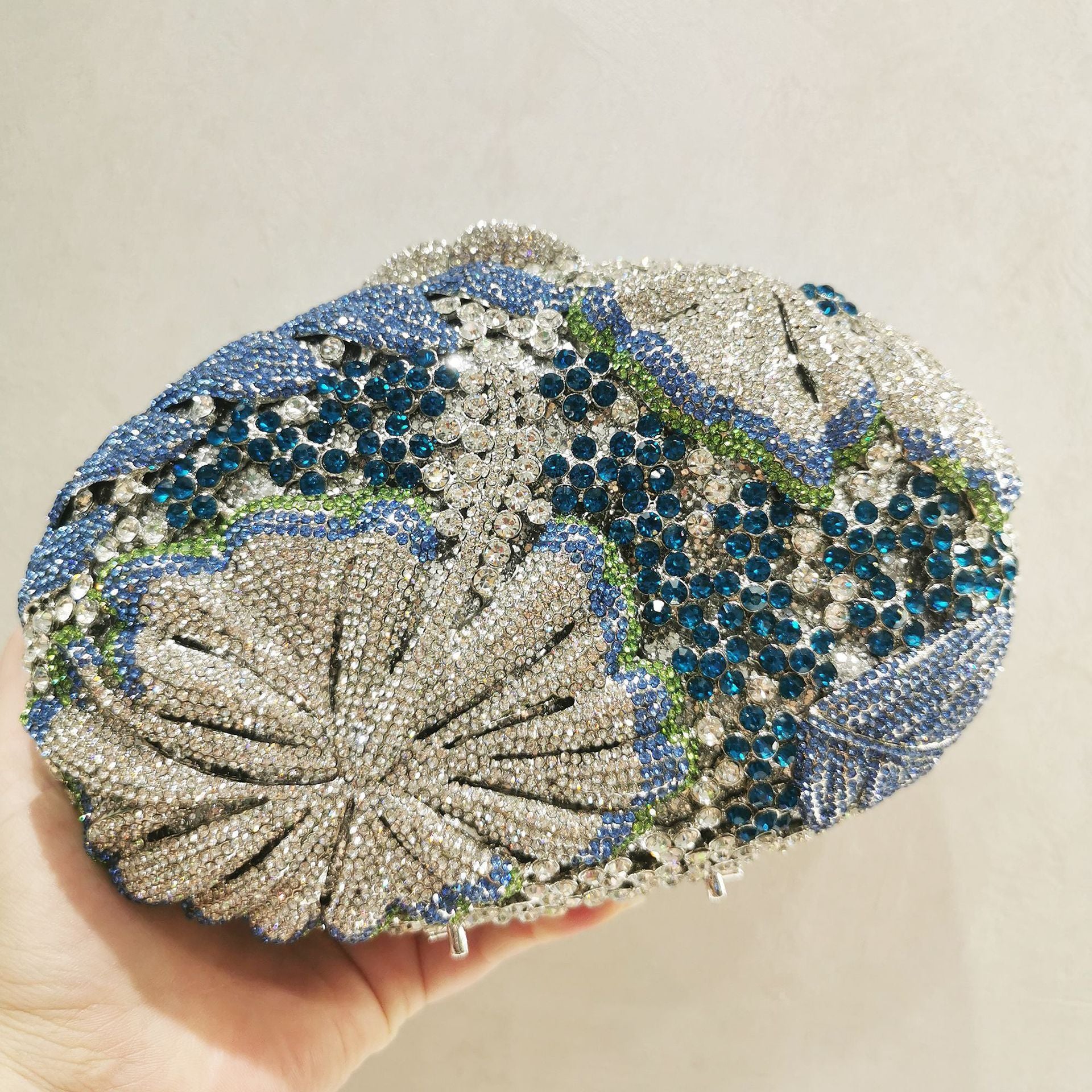Diamond Alloy Celebrity Evening Clutch Bag Set