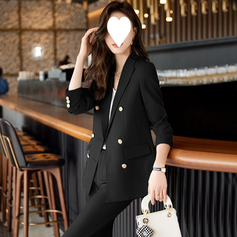 Women’s Spring Autumn High-End Temperament Fashion Suit Jacket