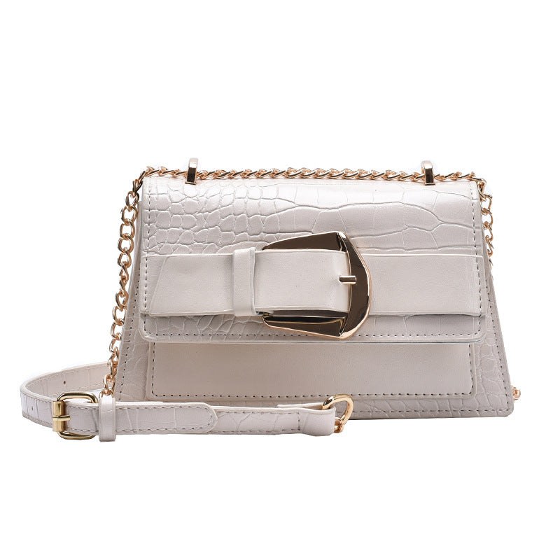 Pattern Flap PU Leather Crossbody Shoulder Bag for Women 21x13x7cm