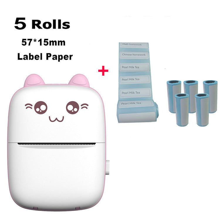 Mini Portable Pocket Printer USB Thermal Paper Student Wrong Question Machine