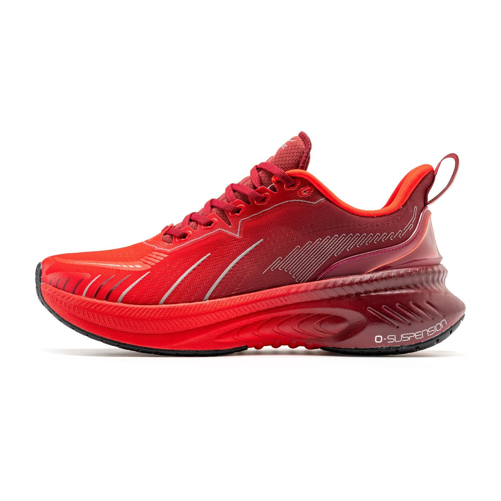 Chaussures de course à absorption des chocs et rebond avec semelle en caoutchouc et tige en maille PU